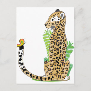 Animal Alphabet Jaguar Postcard