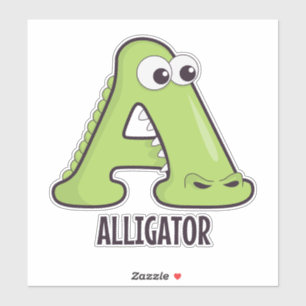 Animal Alphabet Letter - A (aligator)