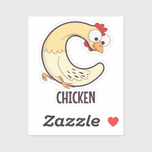Animal Alphabet Letter - C (Chicken) (Sheet)