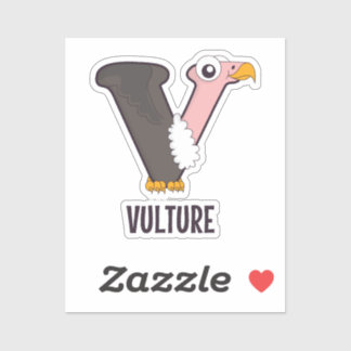 Animal Alphabet Letter - V ( Vulture)