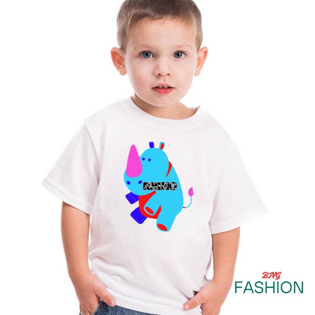 Animal Alphabet R Fir Rhino Baby T-Shirt (Creator Uploaded)