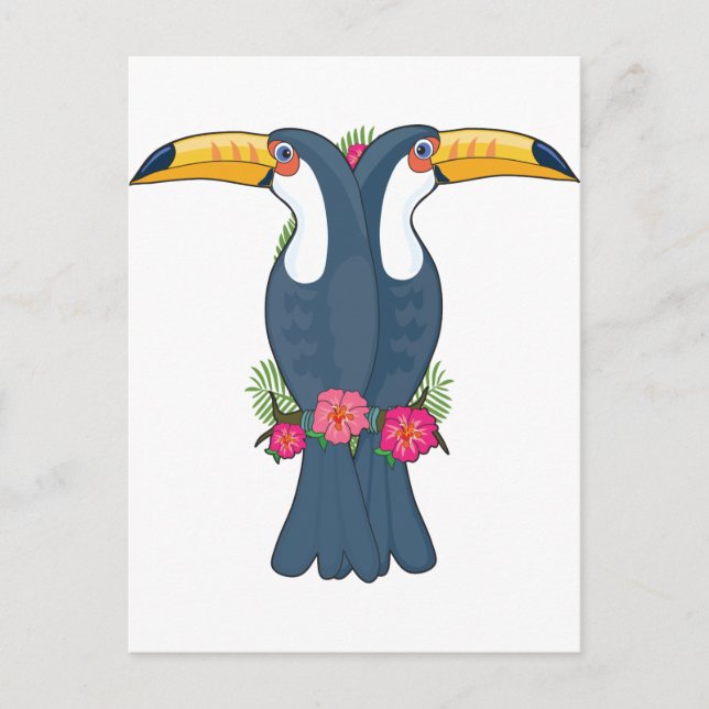 Animal Alphabet Toucan Postcard (Front)