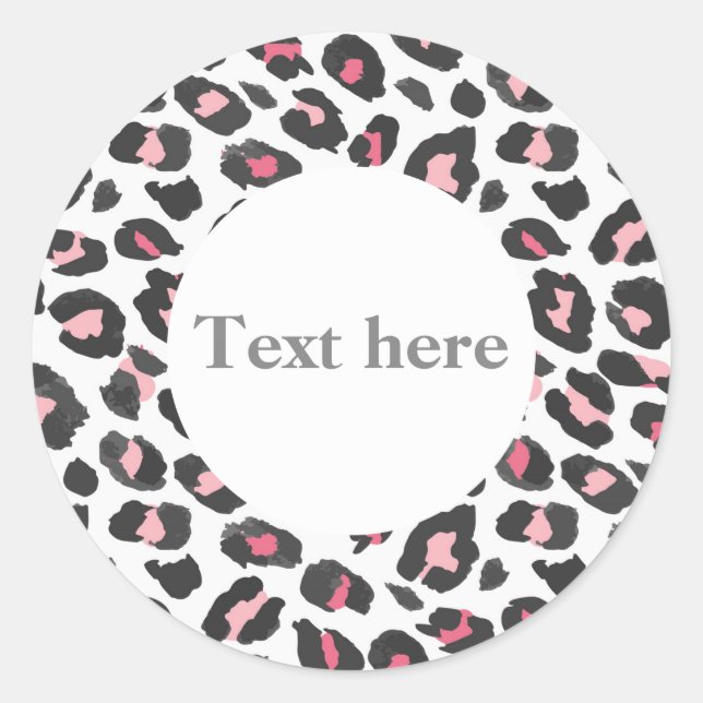 Animal, animal print, Leopard ,cheetah stickers (Front)