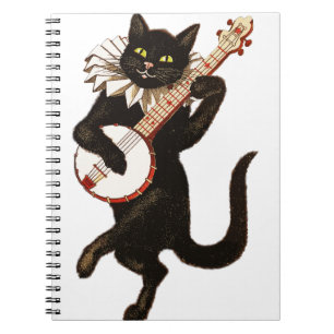 Animal Anthropomorphic Cat Feline Notebook