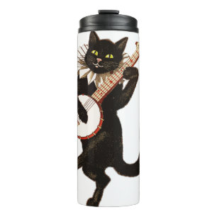 Animal Anthropomorphic Cat Feline Thermal Tumbler