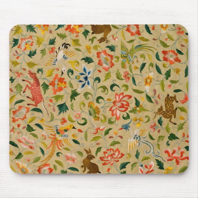 Animal Antique Horse Bird Deer Rabbit Mouse Pad (Front)