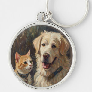 Animal Art Key Ring