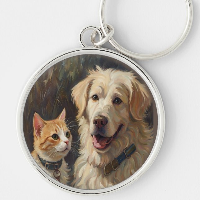 Animal Art Key Ring (Front)