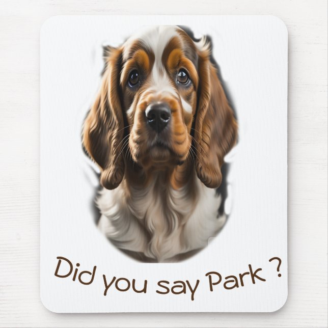 Animal Art Mouse Pad (Front)