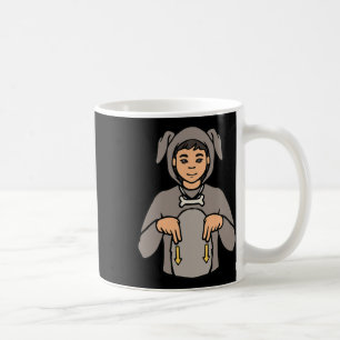 Animal Asl Hand Gesture Deaf Hearing Loss Awarenes Coffee Mug