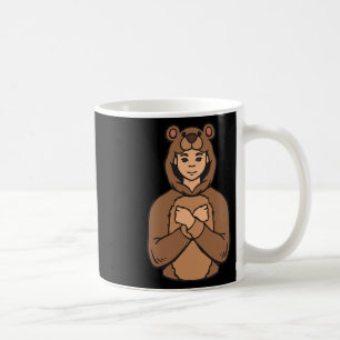 Animal Asl Hand Gesture Deaf Hearing Loss Awarenes Coffee Mug