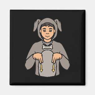 Animal Asl Hand Gesture Deaf Hearing Loss Awarenes Magnet