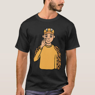 Animal Asl Hand Gesture Deaf Hearing Loss Awarenes T-Shirt