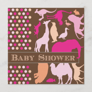 Animal Baby Shower Invitation