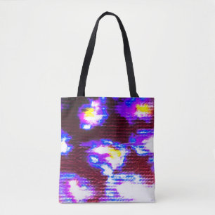 Animal Background. Dirty Art Pattern. Handmade Clo Tote Bag