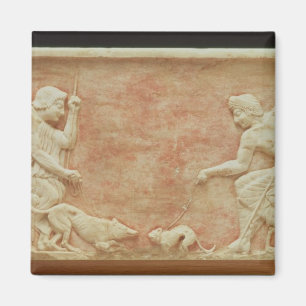 Animal baiting magnet