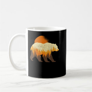 Animal Bear Outdoor Nature Trees Wildlife Full Moo Coffee Mug