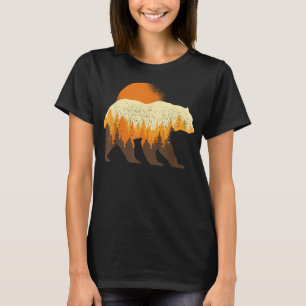 Animal Bear Outdoor Nature Trees Wildlife Full Moo T-Shirt