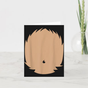 Animal Belly Diy Halloween Costume Badger Panda Card