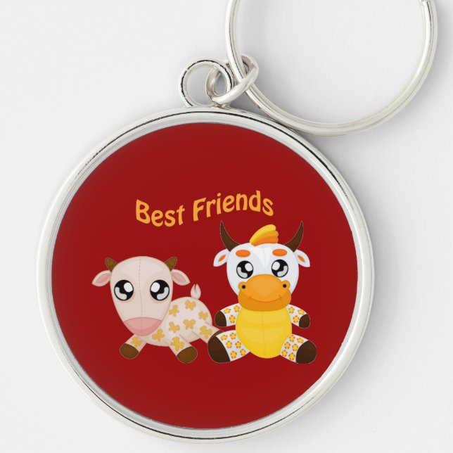 Animal Best Friends Key Ring (Front)