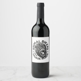 Animal Bikers Wine Label
