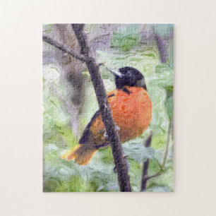 Animal Bird Baltimore Oriole Jigsaw Puzzle