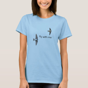 Animal Bird Tree Swallow and Barn Swallow T-Shirt