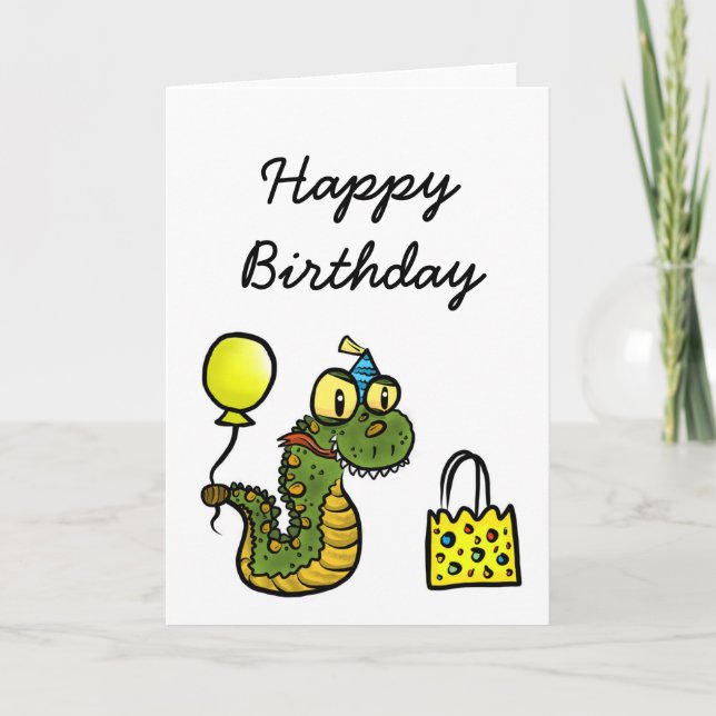 Animal Birthday Card #7 (Front)