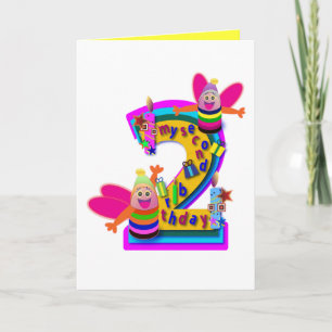 Animal Birthday cards: Second Birthday Card