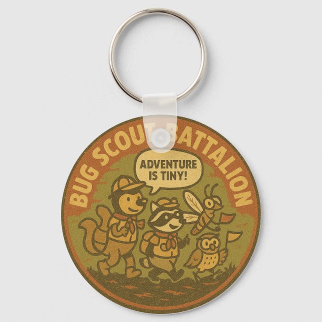 Animal Bug Scout Battalion Tiny Adventure Key Ring (Front)