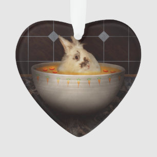 Animal - Bunny - There's a hare in my soup Ornament