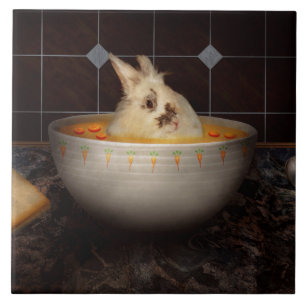 Animal - Bunny - There's a hare in my soup Tile