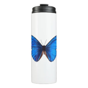 Animal Butterfly Insect Nature Morpho Blue Thermal Tumbler
