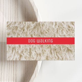 Animal Care Business Cards Modern Dog Groomer