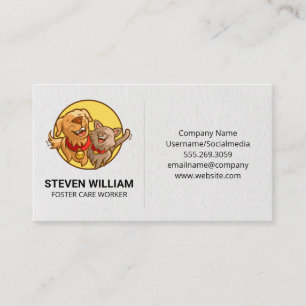 Animal Care Pet Supply Shop Business Card