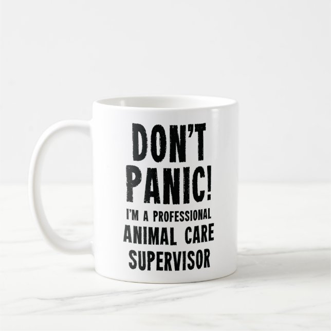 Animal Care Supervisor Coffee Mug (Left)
