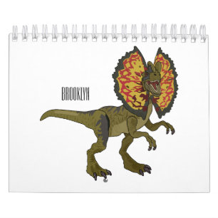 Animal cartoon illustration calendar