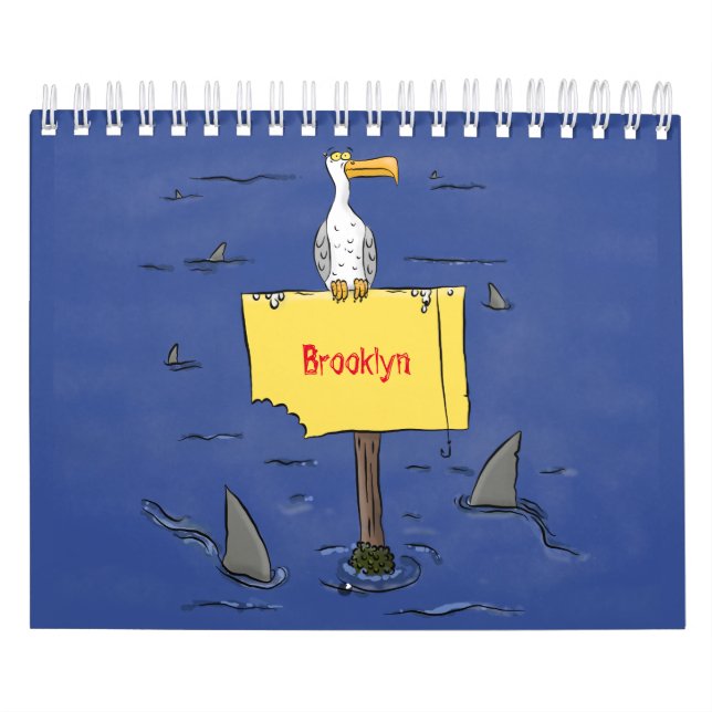 Animal cartoon illustration calendar (Cover)