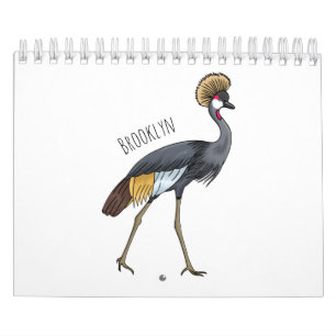 Animal cartoon illustration calendar