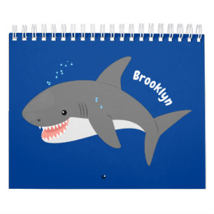 Animal cartoon illustration calendar