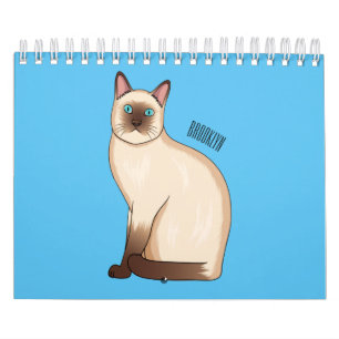 Animal cartoon illustration calendar