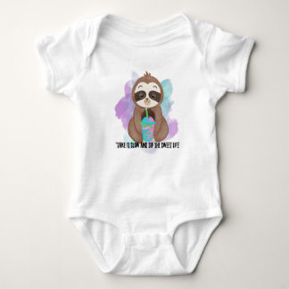 ANIMAL CARTOON QUOTE BABY BODYSUIT
