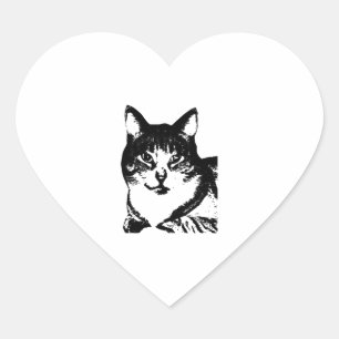 Animal,Cat,Cats,animal,pet,cat,tiger,wild cat,cat Heart Sticker