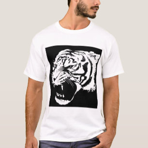 Animal Cat Found Jungle Tiger Black Cat T-Shirt