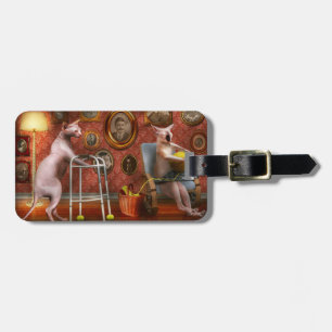 Animal - Cat - Retirement home for cats Luggage Tag