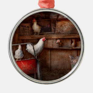 Animal - Chicken - The duck is a spy Metal Tree Decoration