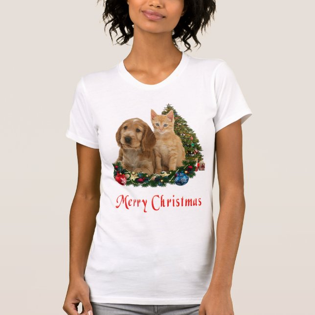 Animal Christmas T-Shirt (Front)
