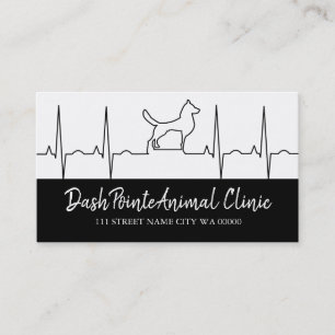 Animal Clinic Pet Shelter Veterinary Business Card