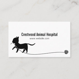 Animal Clinic Shelter Veterinary Business Card