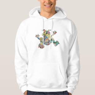 animal-colore-cartoon-character hoodie